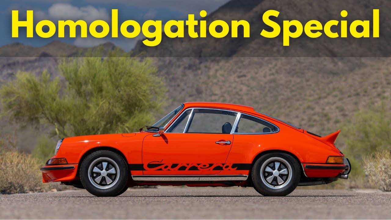 Спецвыпуск для омологации: Porsche 911 Carrera RS 1973 года.