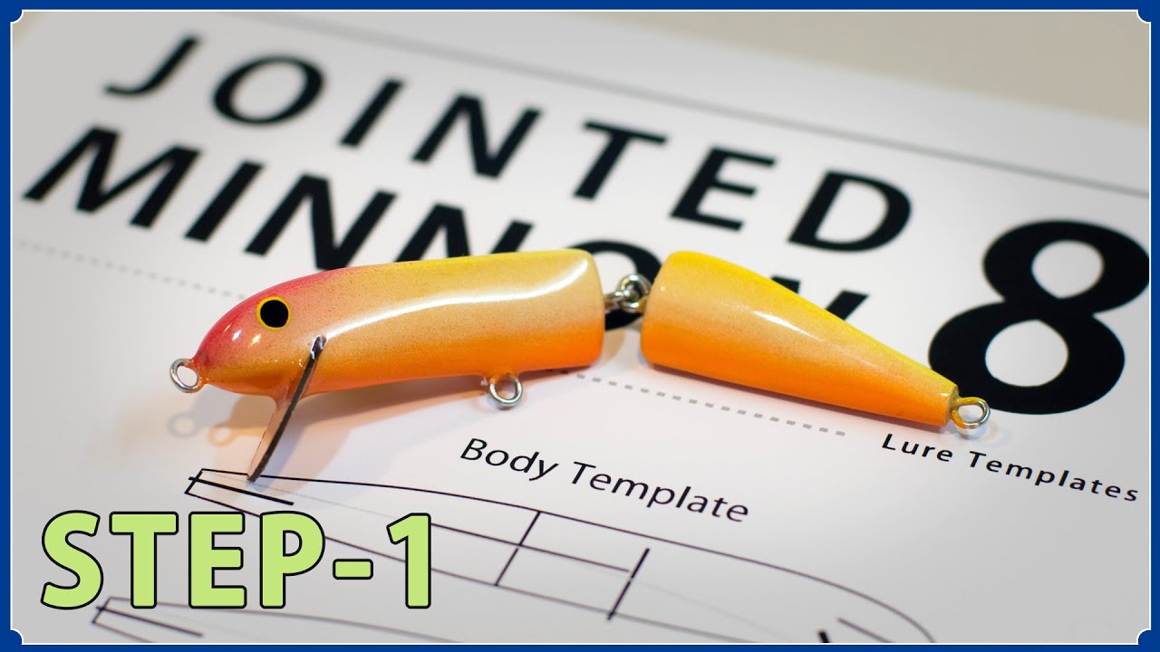 How to make floating jointed minnow (Step-1 : Making a lure body)/ ヒノキ材で作るジョイントミノー（第一章：）
