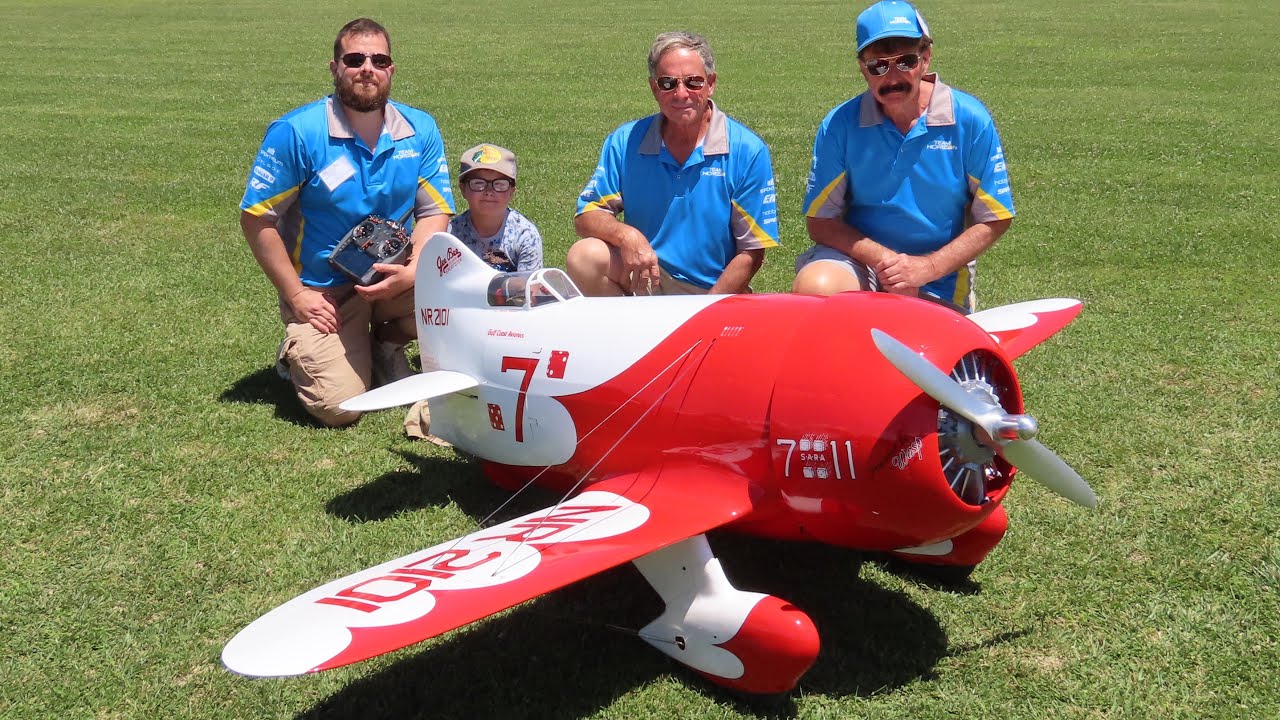 Warbirds and Classics Over Fredericksburg 2024 CARF Models Gee Bee R2