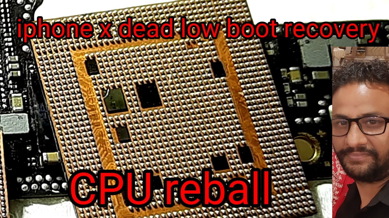 iphone x dead low boot problem cpu reball ! iphone x cpu reballing #iphonex