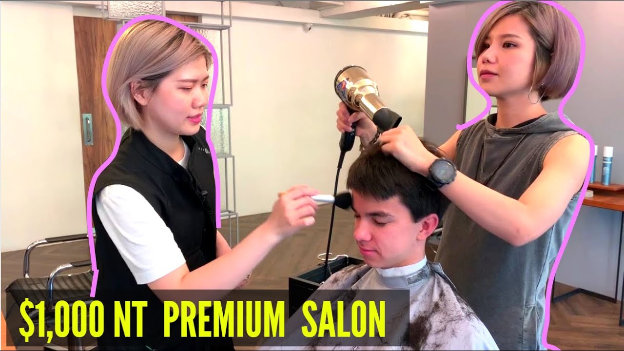 $30 Ultra Premium Taiwan ✂️ Men's Haircut Salon, LIVING LARGE on a budget!