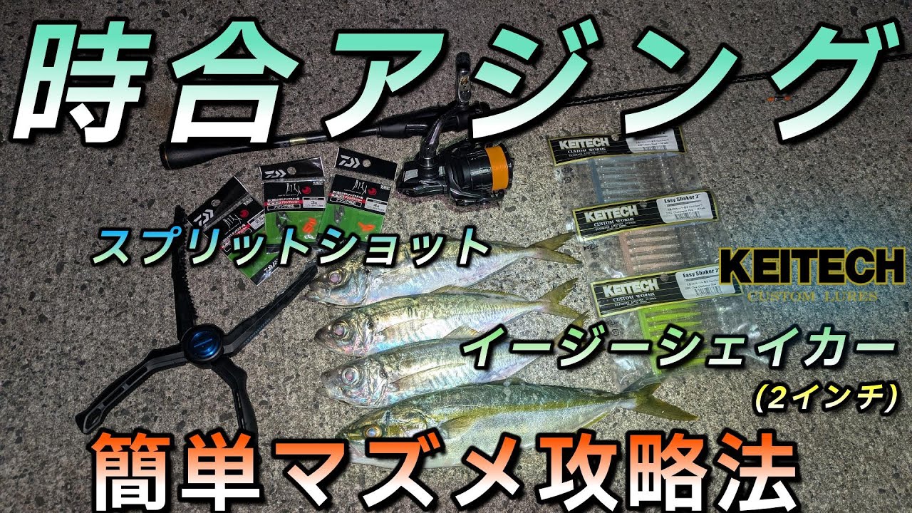 この釣り方なら簡単にアジが時合短くても釣れます【アジング】