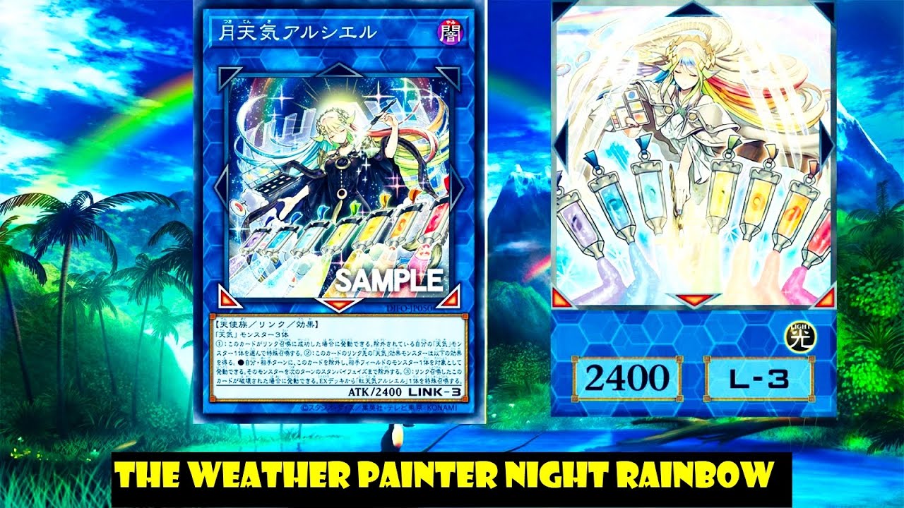 (YGOPRO)Weather painters deck 2022,The Weather Painter Night Rainbow,Dimension Force