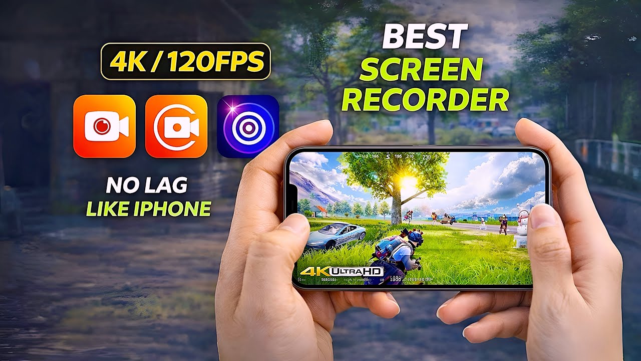 BEST NO LAG SCREEN RECORDER FOR ANDROID GAMING 🔥 4K/120 FPS Screen Recording App For Android | 2026