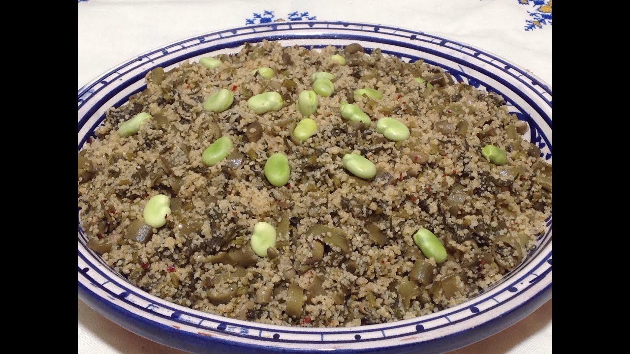 تحضير كسكس بالفولل، صحي و لذيذ   Couscous Facile et Rapide