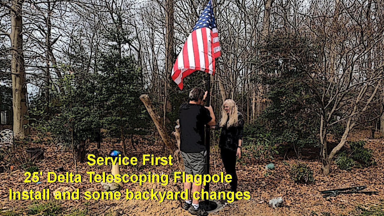 Service First Delta Flag Pole Install