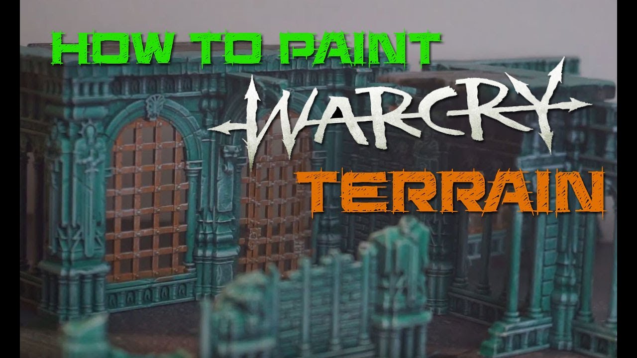 How To Paint Warcry Terrain Quickly