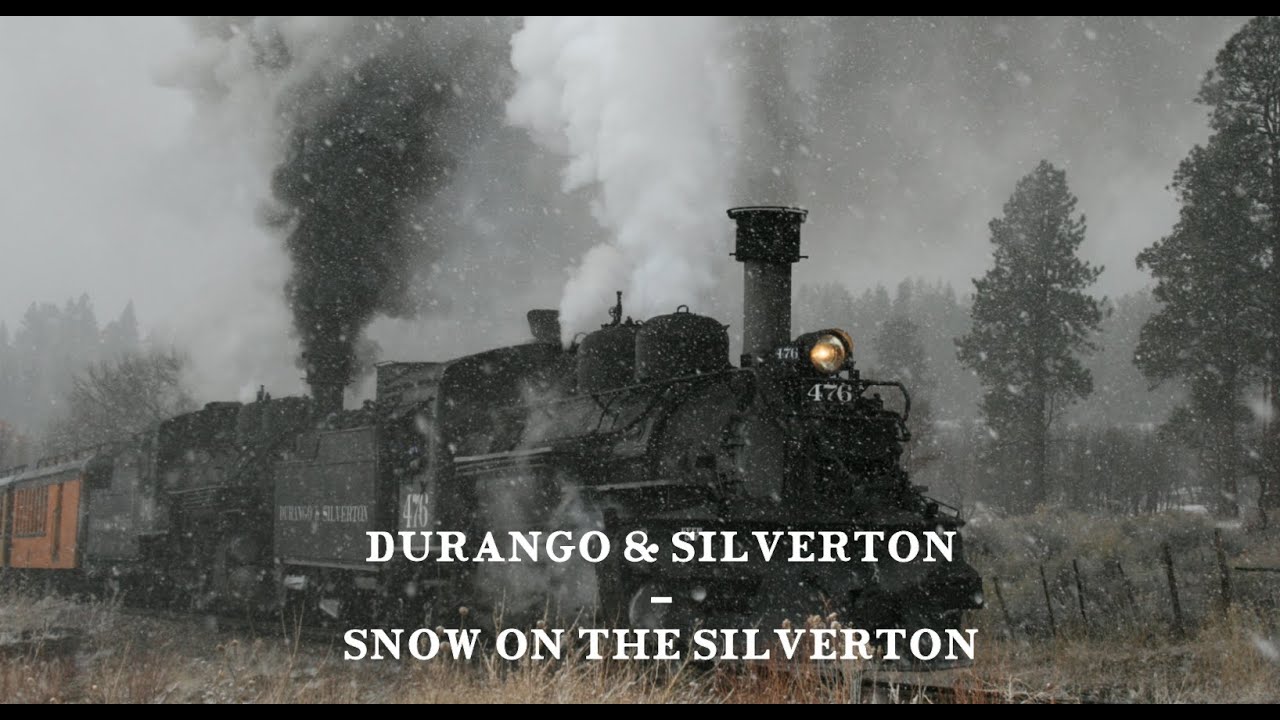 Durango & Silverton Narrow Gauge Railroad 2021 - Snow on the Silverton