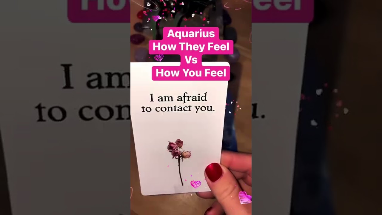 Aquarius How They Feel vs How You Feel #tarot #dailytarot #zodiac #horoscope #astrology