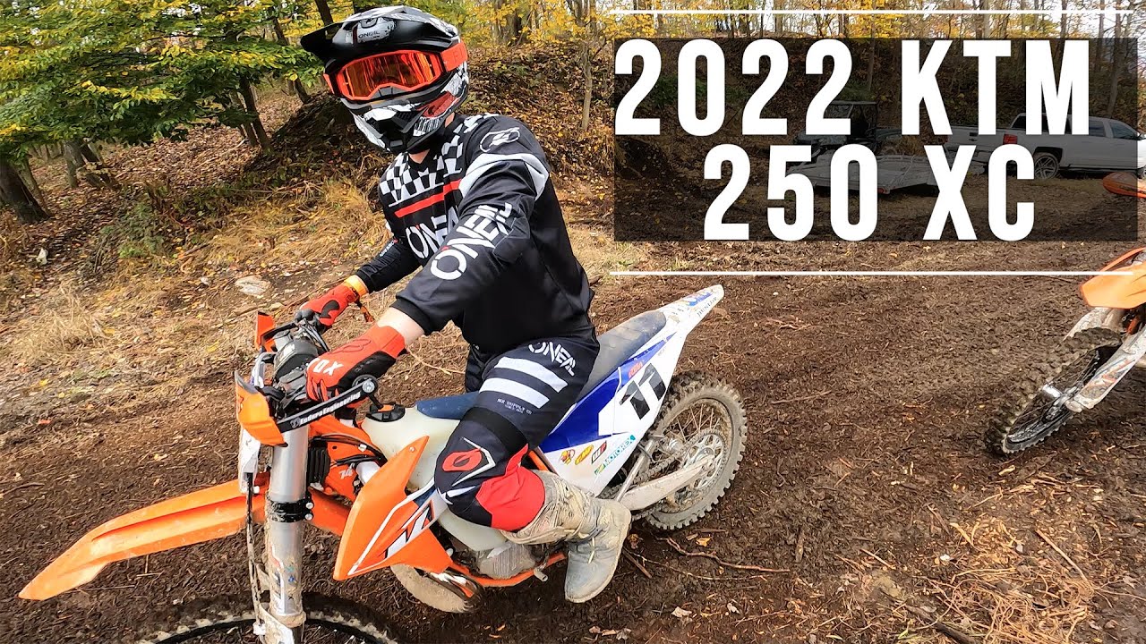 2022 KTM 250 XC Demo Ride
