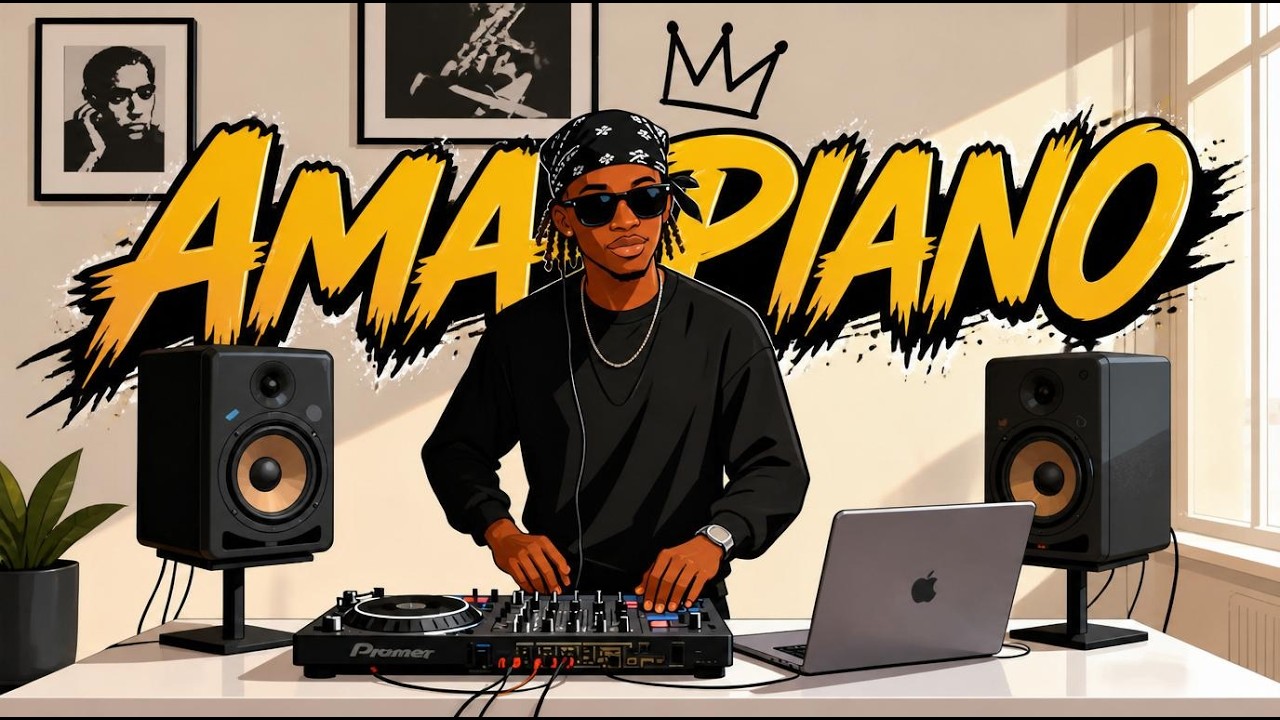 Deep Amapiano Instrumental Mix | 3 Step Piano Beats for Studying & Driving