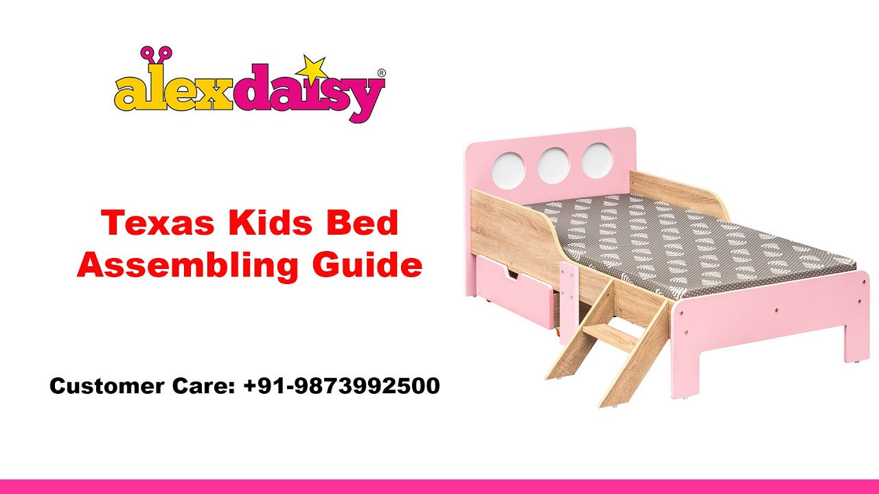 Alex Daisy Texas Kids Bed Assembling Video