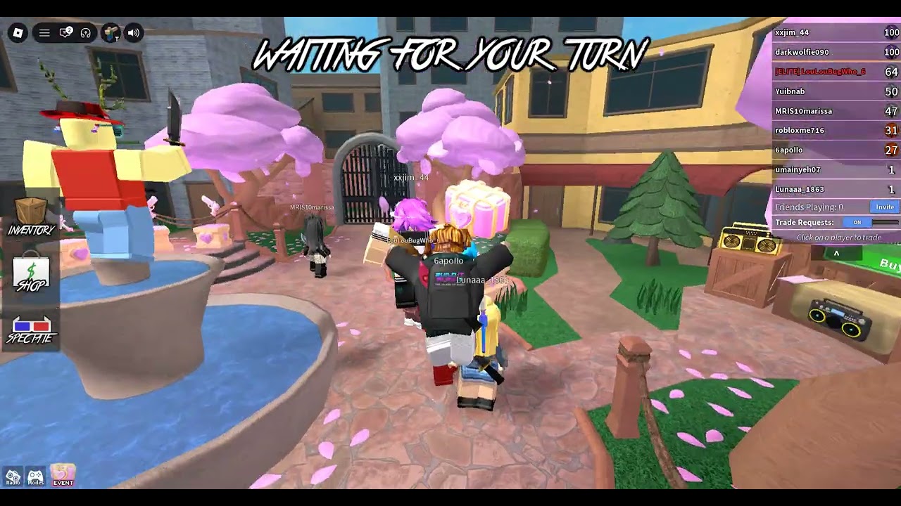 Playing The Valentine's Day Update In Roblox Mm2.