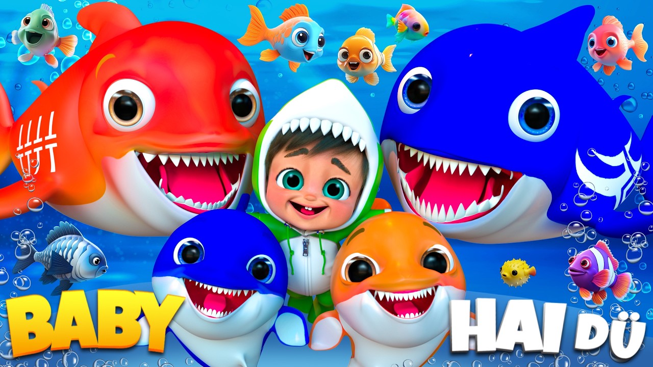 Baby Hai Familie Song | Kinderreime für Kinder | Super Luca Deutsch #kinderlieder