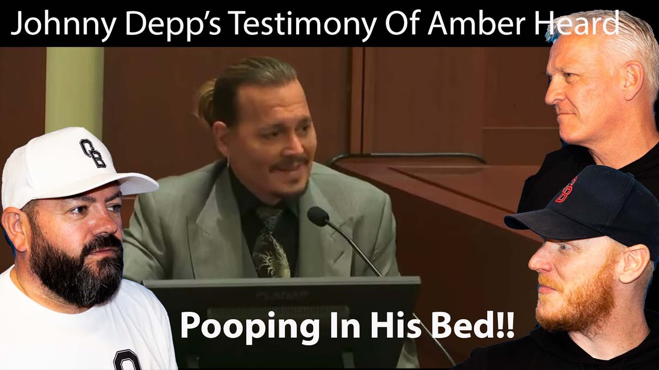 Johnny Depp’s Testimony Of Amber Heard Pooping In His Bed REACTION!! | OFFICE BLOKES REACT!!