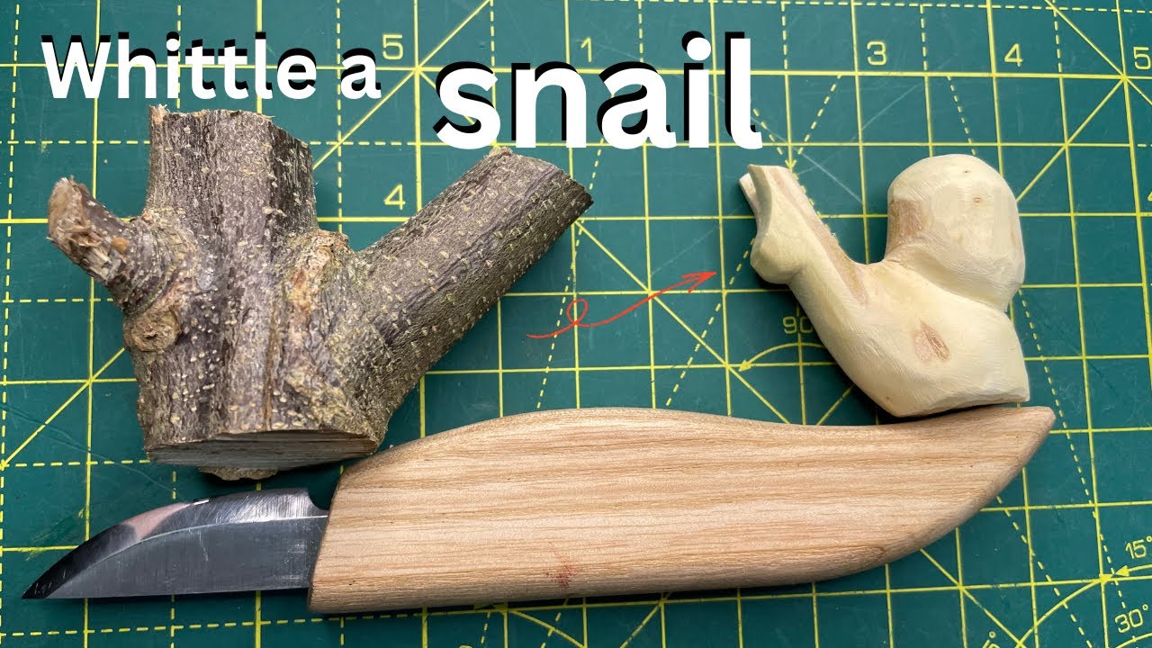 Super easy snail whittle