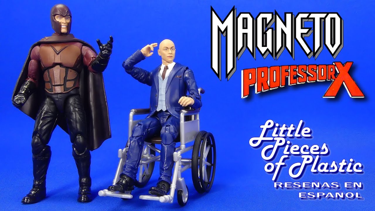 Magneto Professor X Marvel Legends Charles Xavier X-Men Reseña Revisión Review Little Pieces Plastic