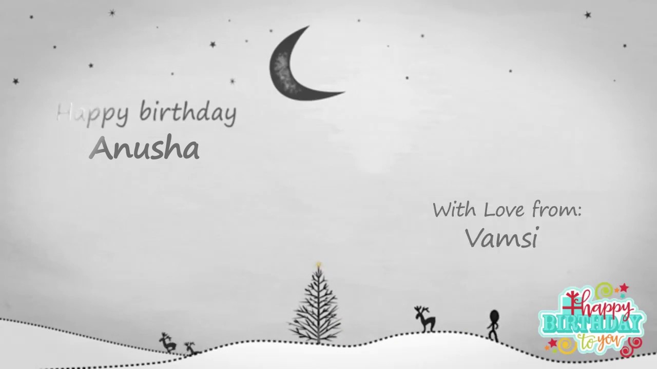 Happy Birthday Anusha