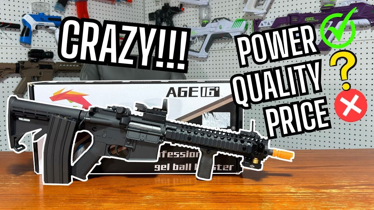 Мой НОВЫЙ гелевый бластер Emerbu MK18 | Oakley Entertainment