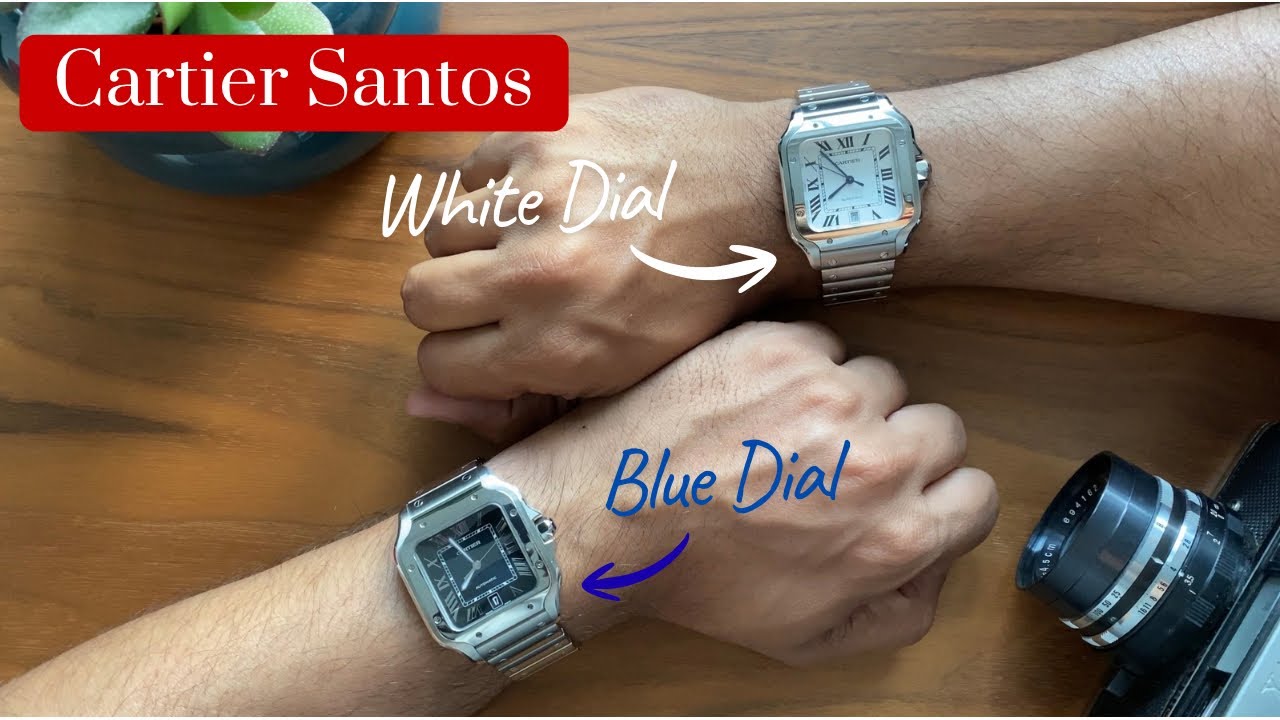 White vs Blue Cartier Santos — Which One Matches Your Style?
