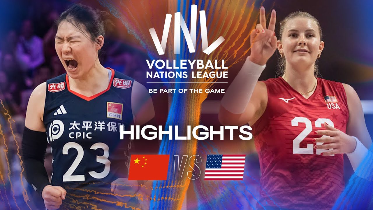 China 🇨🇳 vs. USA 🇺🇸 - Highlights | Week 3 | Women's VNL 2025
