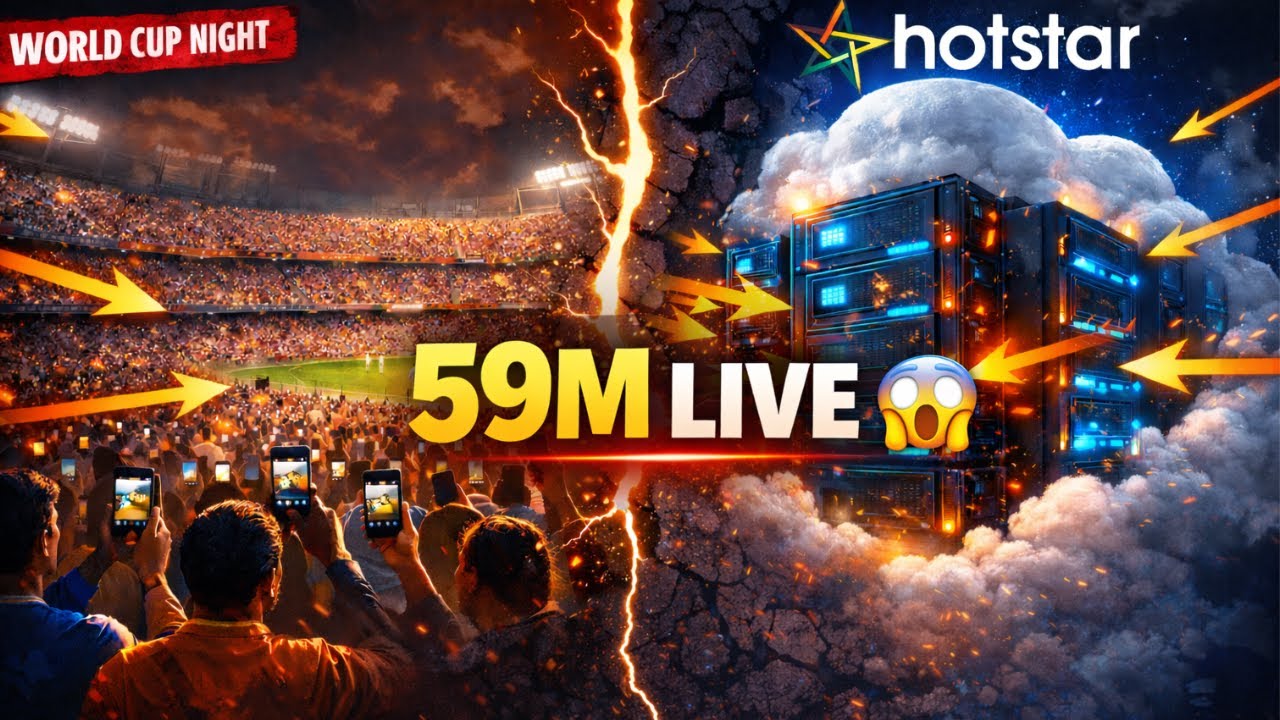 59,000,000 People Watched at Once How Did Hotstar Not Crash?