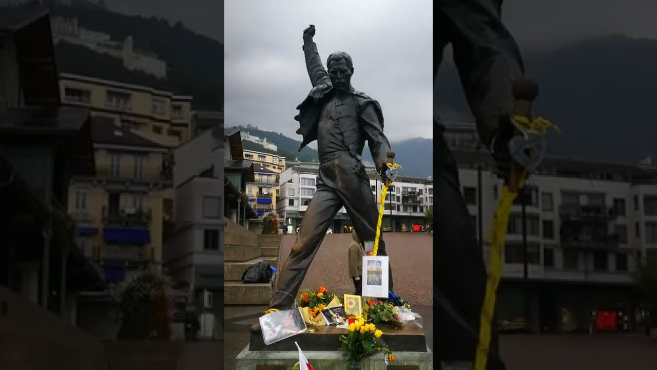 Freddie Mercury Statue in Montreux, CH