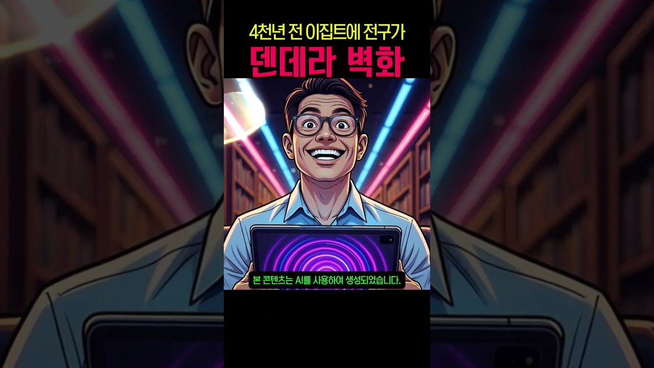 4천 년 전 이집트에 전구가 있었다고? 덴데라 벽화의 소름 돋는 진실 #고대이집트전구 #덴데라신전벽화 #외계인문명설 #고고학발견 #역사유튜브 #미스터리쇼츠 #상식퀴즈