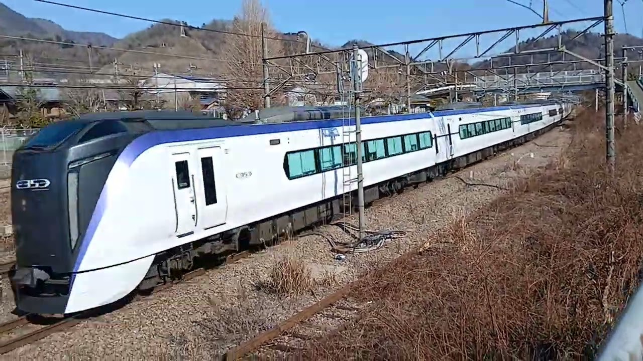E353系S115編成あずさ25号鳥沢駅通過 25M