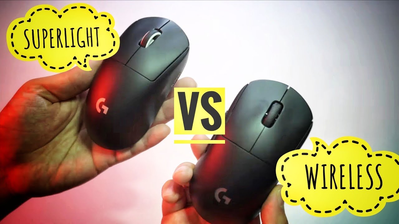 Logitech G pro Wireless vs Superlight