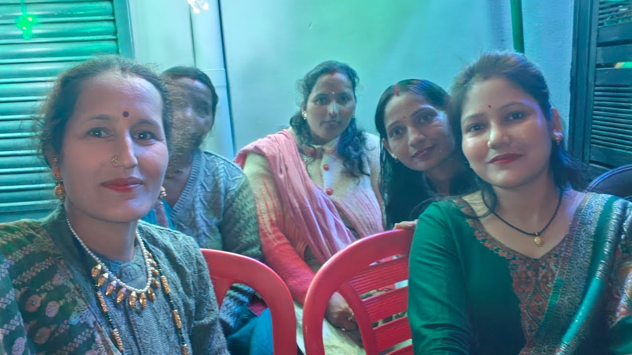 Mehndi night mein lgayi pahadi chachri💃🏼💕||daily vlogs 😊 