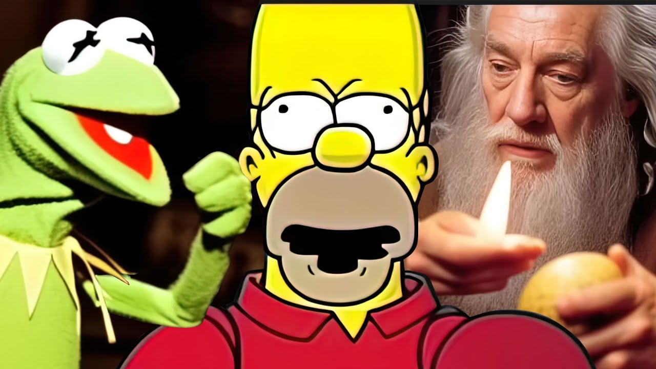 Kermit, Homer Simpson, Gandalf & MORE (WEIRD AI ARTWORK)