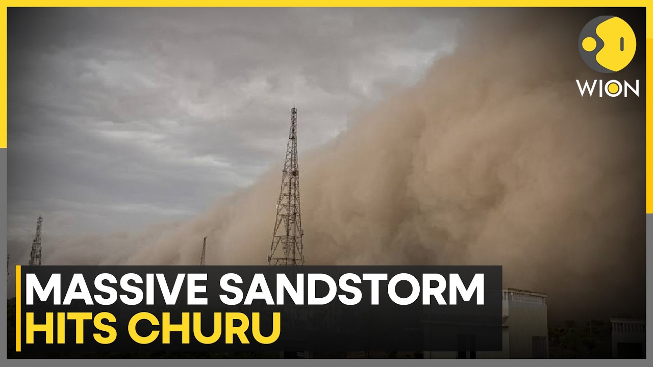 Massive Sandstorm Engulfs Rajasthan&rsquo;s Churu and Bikaner, Visibility Drops to Near Zero | WION