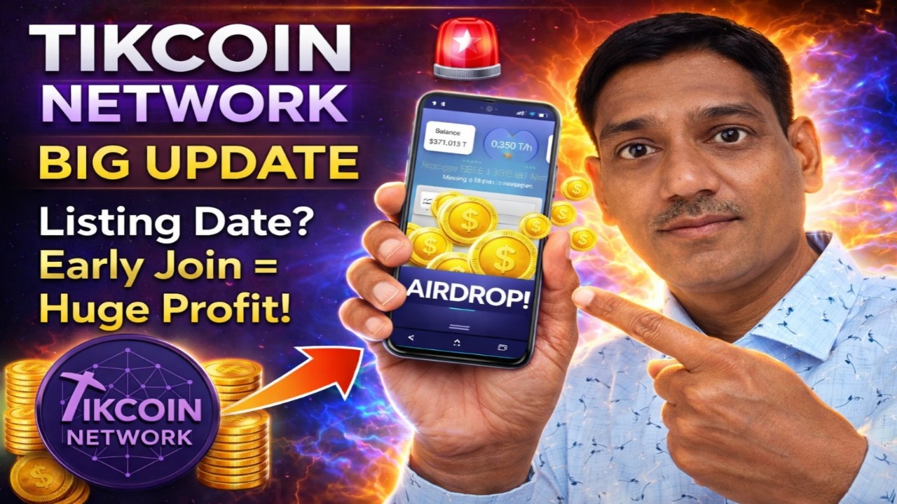 TikCoin Network Big Update 🚨 Listing Date? Early Join = Huge Profit!