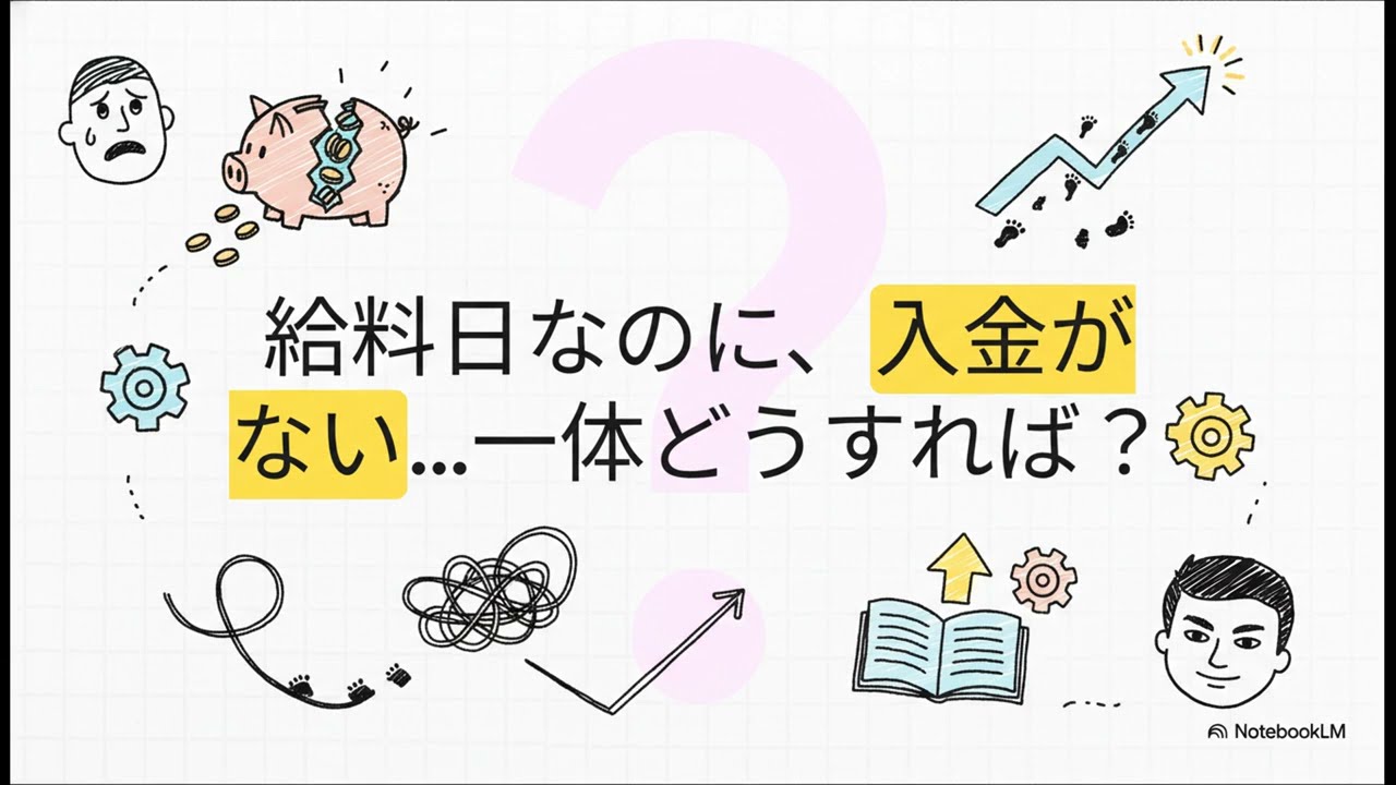 給料日にお金が入っていない時の対処法。焦る前に確認すべき5つのステップと法的権利