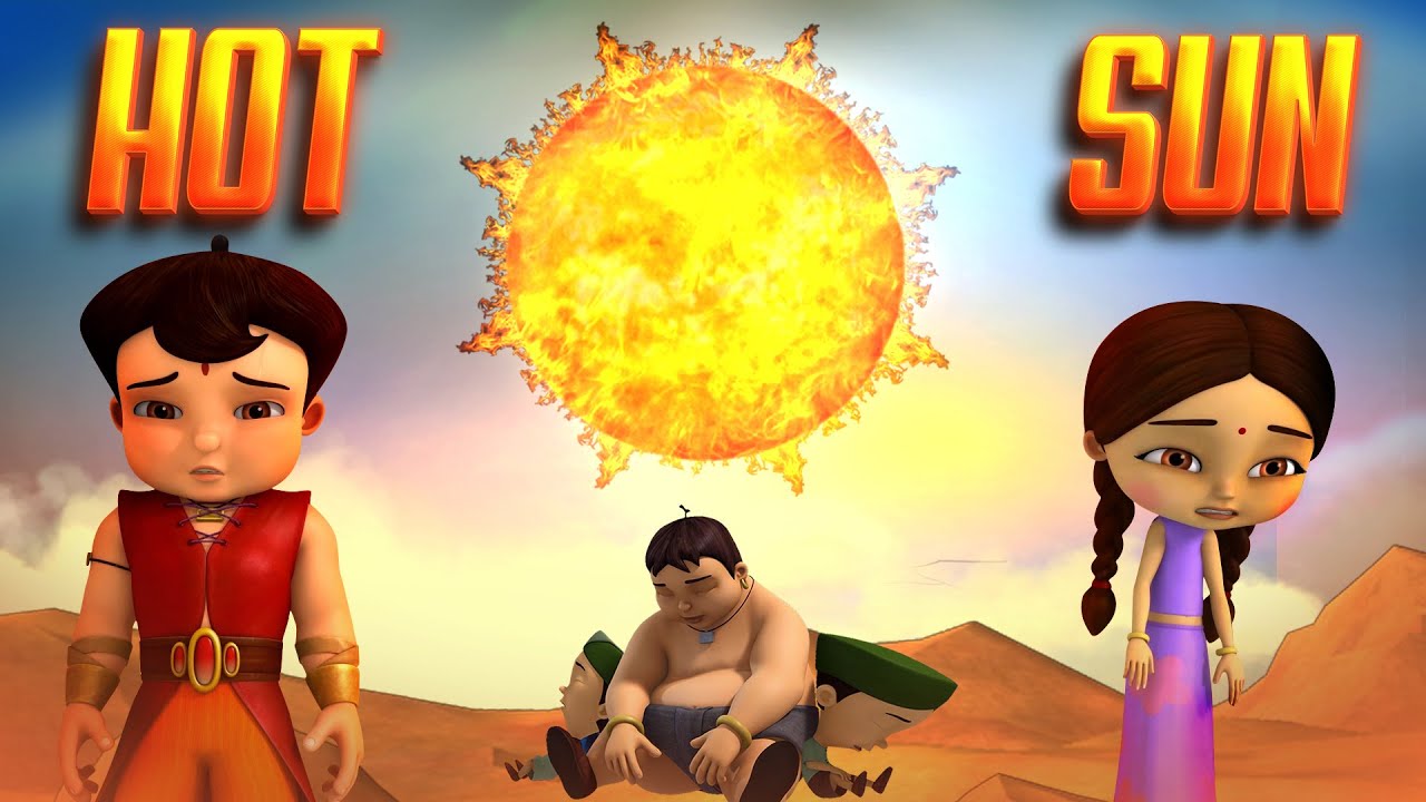 Super Bheem - Surviving the Super Hot Sun 🌞 | Cartoons for Kids | Adventure Videos in Hindi