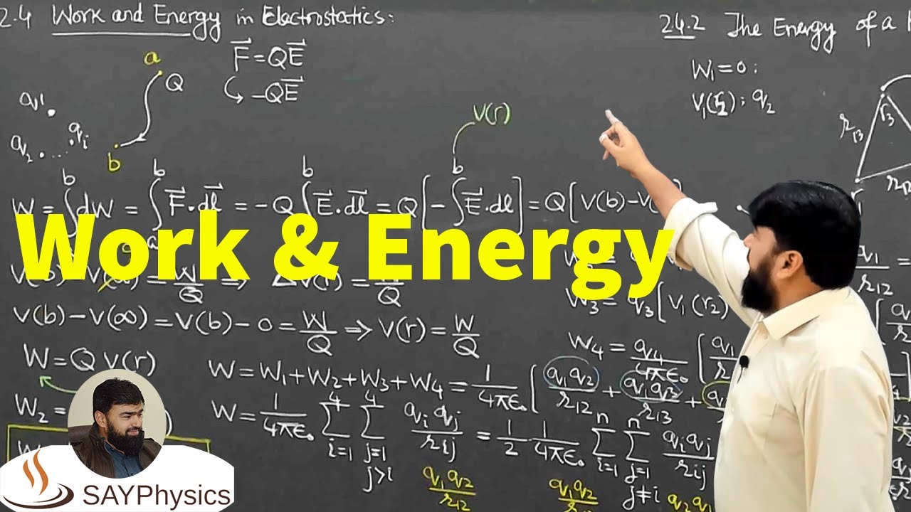 L22.1 Work and energy in electrostatics