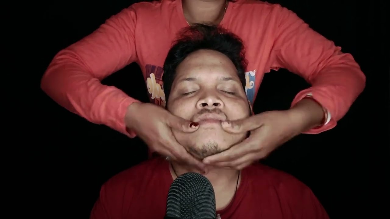 ASMR Fast And Aggressive Face Massage With my Wife ✨