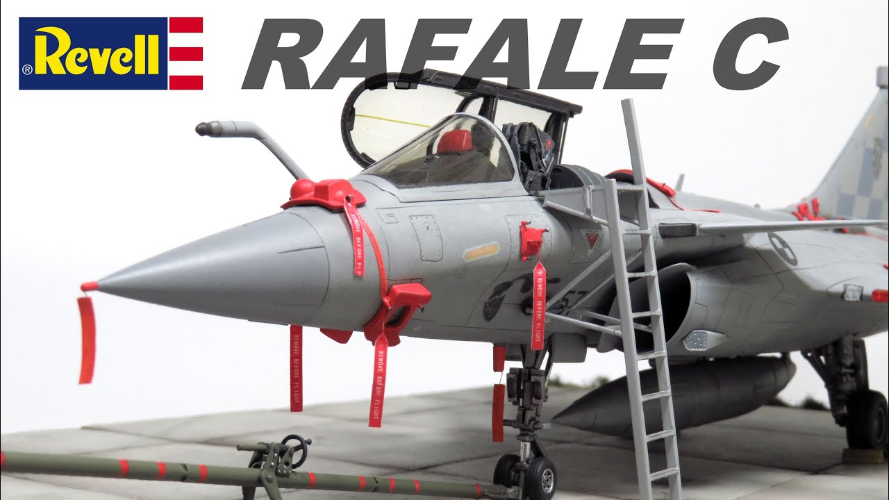 REVELL RAFALE C / CORRECTED & SUPER - DETAILED BUILD / MOST REALISTIC RAFALE MODEL.
