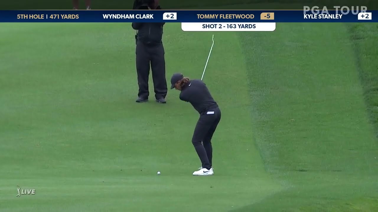 Tommy Fleetwood hitting sawed off's for 5 minutes and 20 seconds...