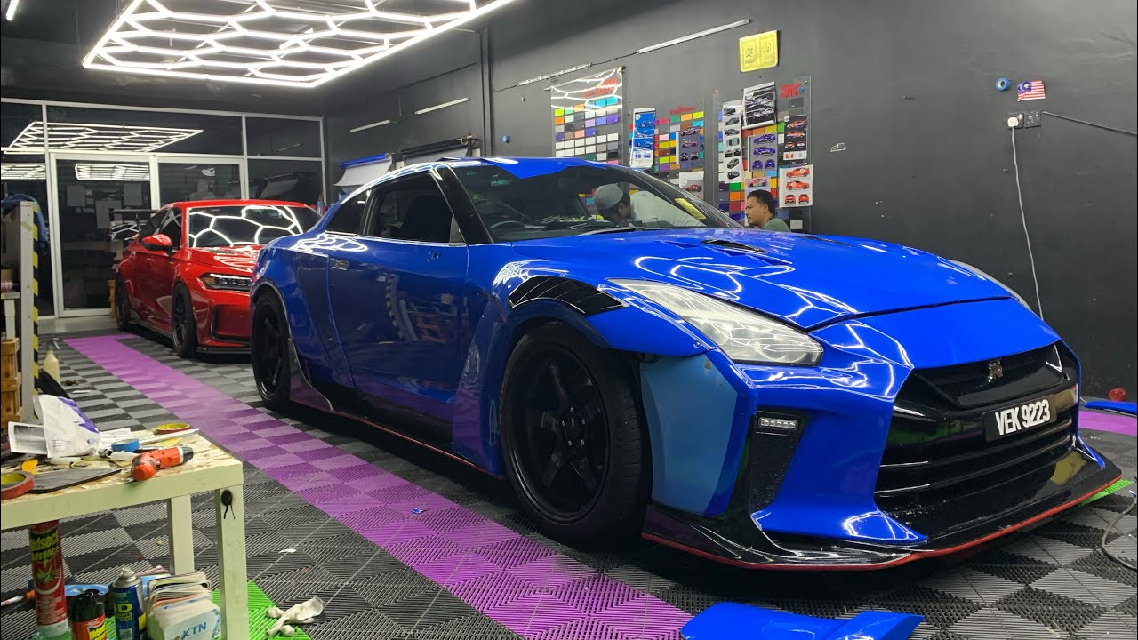 GTR R35 LBWK DAN HONDA FL5 WRAP DAN PPF..!!!!