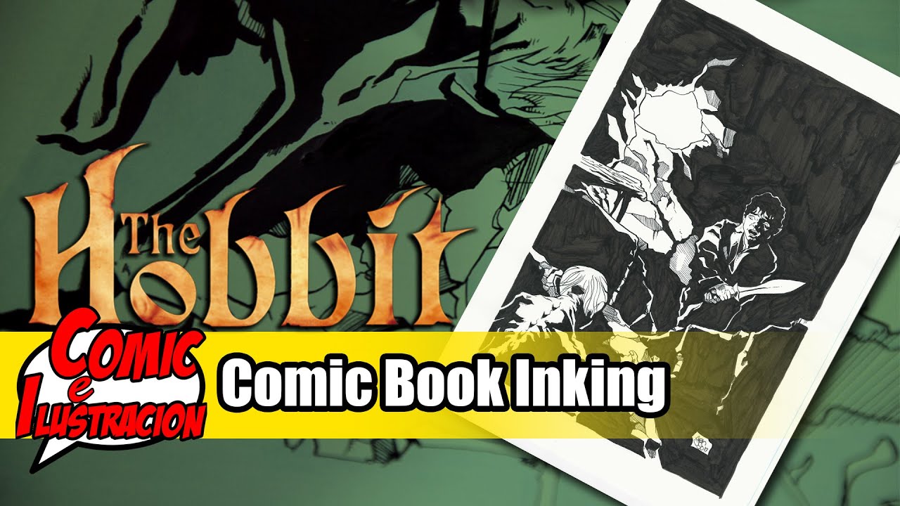 Proceso de entintado | The Hobbit