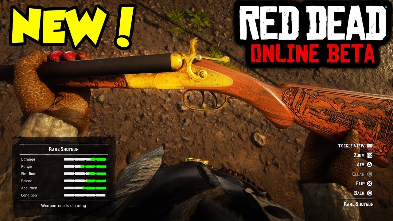 The New RARE SHOTGUN in Red Dead Online..