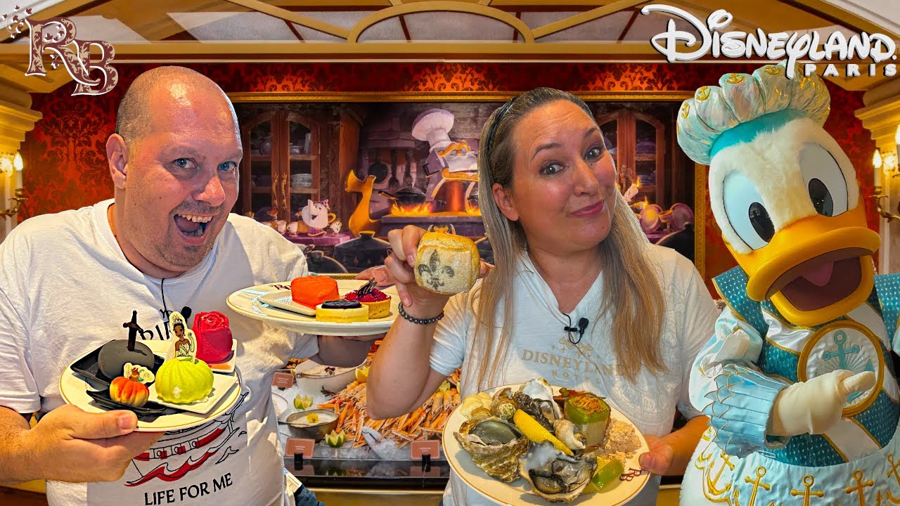 ON REDECOUVRE LE RESTAURANT ROYAL BANQUET AU DISNEYLAND HOTEL A DISNEYLAND PARIS