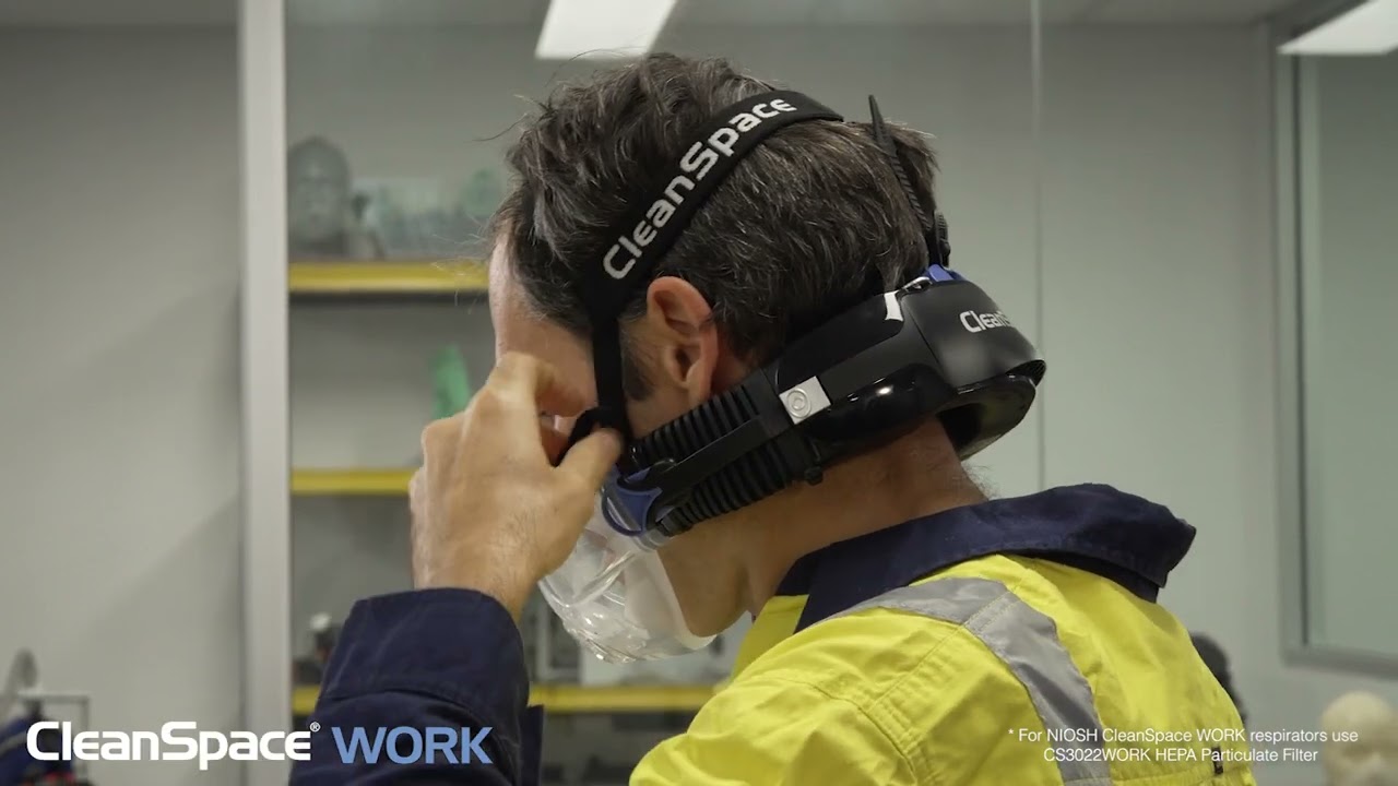 CleanSpace&reg; WORK | Easy-to-Don Half Mask - for NIOSH