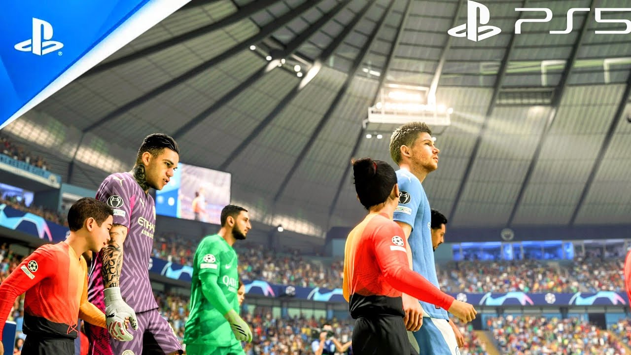 FC 24 | Manchester City vs PSG | UEFA Champions League 23/24 | Haaland vs Mbappe - PS5