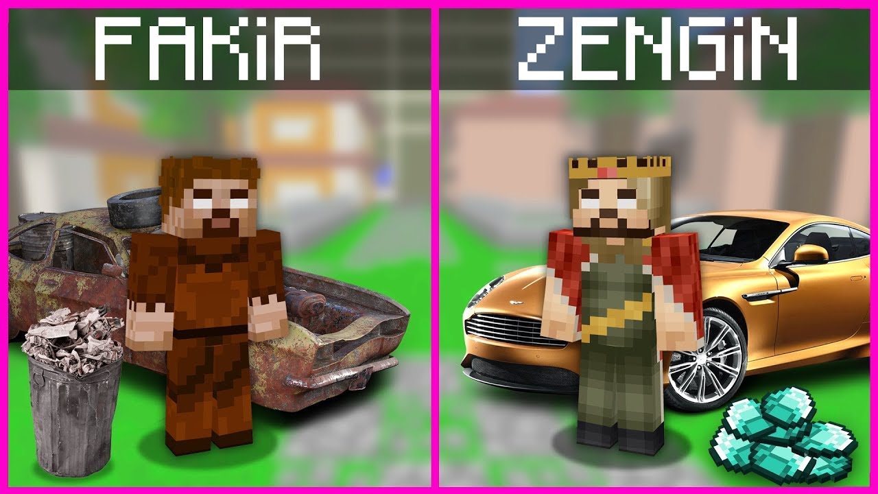 БЕДНЫЙ ХЕРОБРИН ПРОТИВ БОГАТОГО ХЕРОБРИНА! 😱 - Minecraft: БОГАТАЯ БЕДНАЯ ЖИЗНЬ!