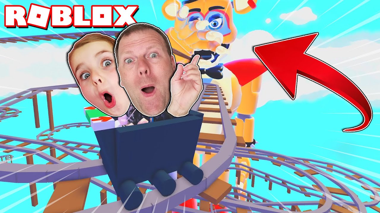 DEN VILDESTE RUTCHEBANE OMKRING FREDDY! Dansk ROBLOX CART RIDE AROUND GLAMROCK FREDDY