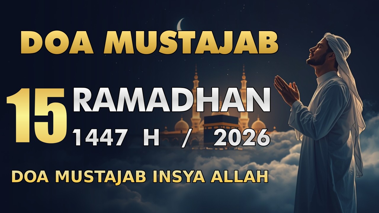 DOA MUSTAJAB 6 RAMADHAN 1447H | Lirik Arab dan Terjemah