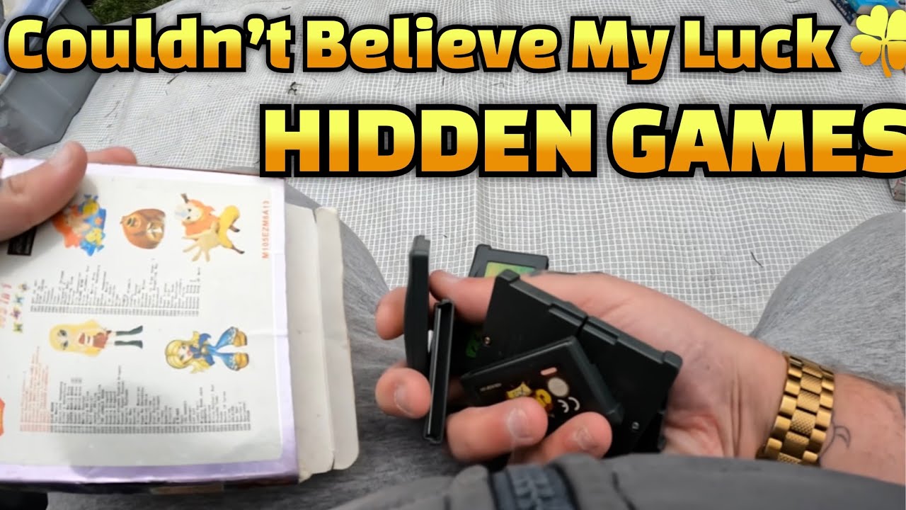 So Many Gameboy Games Hidden Away At This Carboot Sale